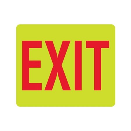 Luminescent EXIT 10x12  Sign